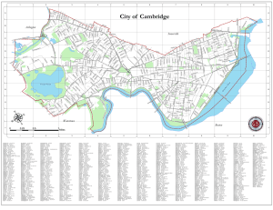 City of Cambridge Map