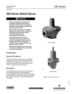 289 Series relief Valves - Welcome to Emerson Process