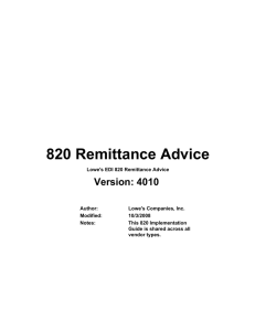 820 Remittance Advice