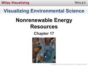 Nonrenewable Energy Resources