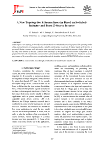 A New Topology for Z-Source Inverter Based on Switched