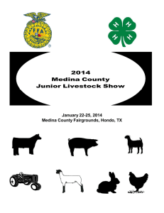 2014 Medina County Junior Livestock Show