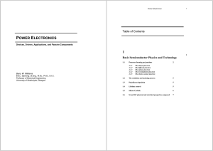 Title page and Table of Contents
