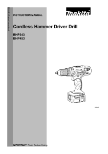 Cordless Hammer Driver Drill