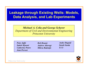 Leakage through Existing Wells: Models, Data