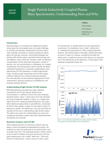 Single Particle Inductively Coupled Plasma Mass