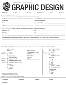 2015 Design Request Form