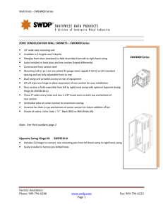 Wall Units – SWE4000 Series Factory Assistance: Phone: 909