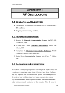 RF Oscillators