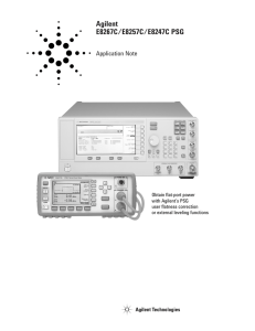 App Note on flat output power