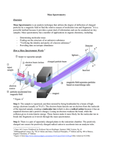 Mass Spectrometry - UCLA Chemistry and Biochemistry