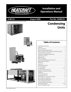 Condensing Units- Bohn Refrigeration