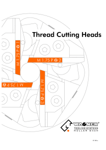 Thread Cutting Heads