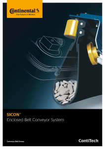 SICON® – Enclosed Belt Conveyor System