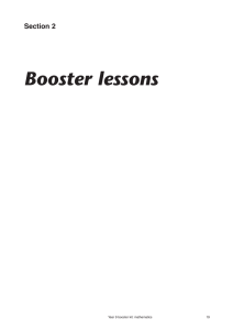 Booster lessons - Digital Education Resource Archive (DERA)