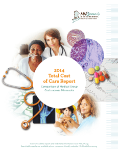 2014 Total Cost of Care Report