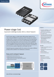 Product Brief Power stage 5x6