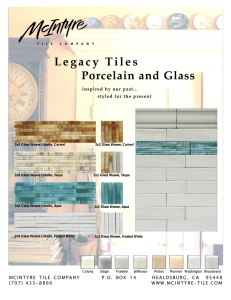 Legacy Tiles Porcelain and Glass