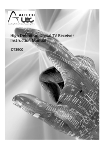 High Definition Digital TV Receiver Instruction Manual