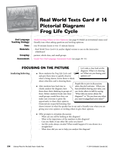 Real World Texts Card # 14 Pictorial Diagram