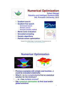 Lecture 11 Numerical Optimization 2015.pptx
