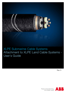 XLPE submarine cable systems