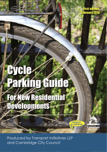 Cycle Parking Guide - Cambridge City Council