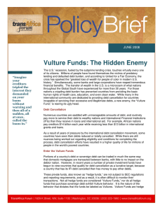 Vulture Funds: The Hidden Enemy