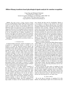 Hilbert-Huang transform based physiological signals analysis