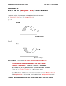 Why Is the MC (Marginal Costs) Curve U-Shaped?