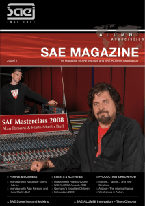sae magazine - SAE Alumni Association