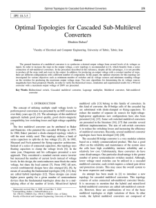 Optimal Topologies for Cascaded Sub