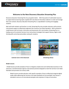Welcome to the New Discovery Education Streaming Plus