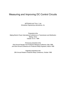 Measuring and Improving DC Control Circuits