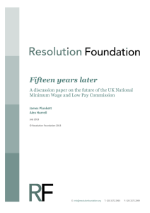Fifteen years later - Resolution Foundation