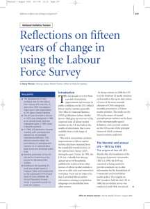 Reflections of fifteen years of change in using the Labour Force Survey