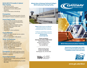 www.gtc.edu/bicsi - Gateway Technical College