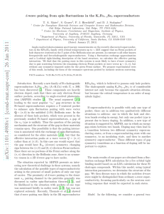 d-wave pairing from spin fluctuations in the KxFe {2