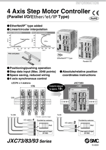 4 Axis Step Motor Controller