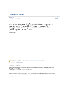 Communications-FCC Jurisdiction-Television Interference Caused