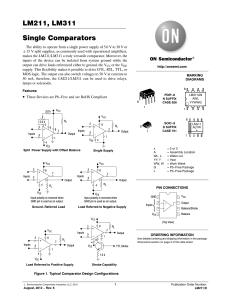 LM211 - SIngle Comparators