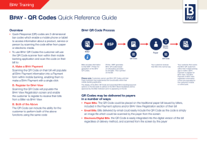 BPAY - QR Codes Quick Reference Guide