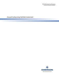 Focused Cooling Using Cold Aisle Containment