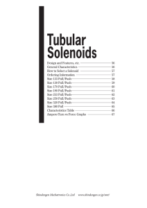 tubular solenoids