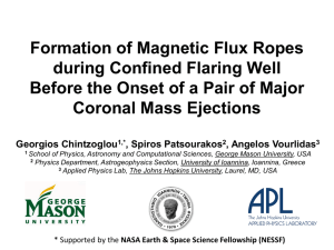 Formation of Magnetic Flux Ropes during Confined Flaring Well