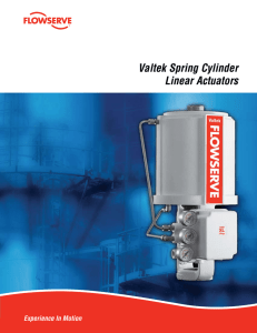 Valtek Spring Cylinder Linear Actuators