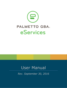eServices User Guide