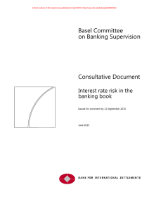 Interest rate risk in the banking book