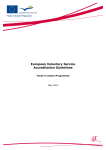 EVS Accreditation Guidelines.