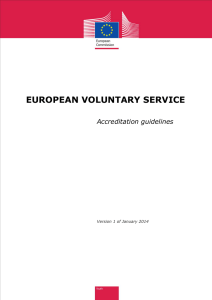 European Voluntary Service Accreditation Guidelines Prepare